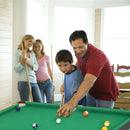 Folding Billiard Table 47 Inch with Cues and Brush Chalk