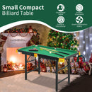 Folding Billiard Table 47 Inch with Cues and Brush Chalk