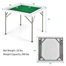 Mahjong Game Table For 4 Players With Iron Frame