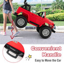 12V 2-Seat Licensed Kids Ride On Toyota FJ40 Car with 2.4G Remote Control-Red