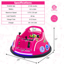 Electric Ride On Car 12V With Remote Control And Flashing LED Lights