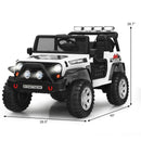 2-Seater Kids Ride On Dump Truck with Dump Bed and Shovel