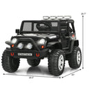 2-Seater Kids Ride On Dump Truck with Dump Bed and Shovel