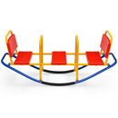 Outdoor Kids Seesaw Swivel Teeter for 3 to 8 Years Old-Red