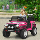 2-Seater Kids Ride On Dump Truck with Dump Bed and Shovel
