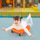 4/6-Pack Kids Scooter Board with Handles and Non-Marring Casters-6 Pack