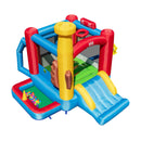 Baseball Themed Inflatable Bounce House with Ball Pit and Ocean Balls