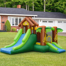 Kids Inflatable Jungle Bounce House Castle with 750W Blower