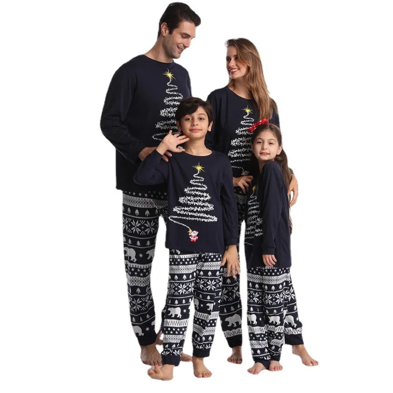 Family Christmas Pajamas Pjs Sets Baby Christmas Matching Jammies for Adults Kids Holiday Xmas Sleepwear Christmas Photo Outfits