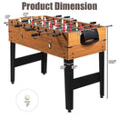 Game Table with Soccer and Multi Combo 48 Inch 3-In-1 for Game Rooms