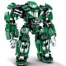 Action Figures Of Avengers Superheroes Iron Man Hulkbuster Steel Mecha Building Blocks Gift Toys For Kid