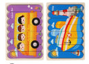 Double Sided Strip Puzzles In 3D Educational Toys For Baby Wooden Montessori Toy As For Children