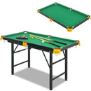 Folding Billiard Table 47 Inch with Cues and Brush Chalk