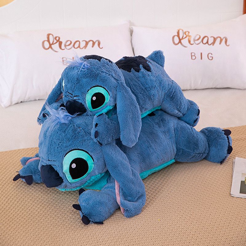 Disney Lilo And Stitch Big Size Stuffed Animals Of 60cm Pillow Sleep Toys Dolls For Girls Birthday Gifts