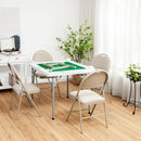 Mahjong Game Table For 4 Players With Iron Frame