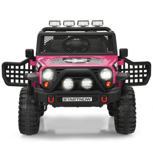 2-Seater Kids Ride On Dump Truck with Dump Bed and Shovel