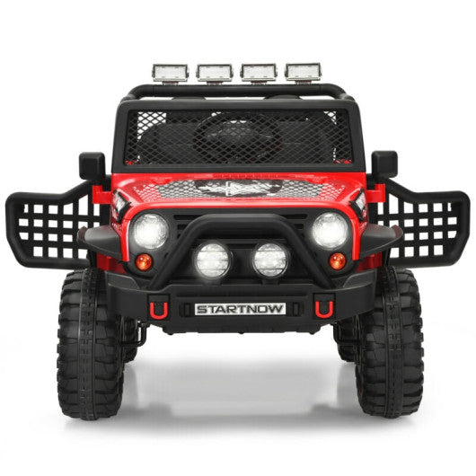 2-Seater Kids Ride On Dump Truck with Dump Bed and Shovel