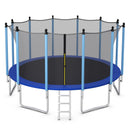 Outdoor Trampoline with Safety Closure Net-16 ft