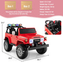 12V 2-Seat Licensed Kids Ride On Toyota FJ40 Car with 2.4G Remote Control-Red