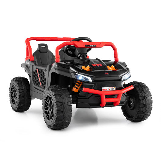 2-Seater Kids Ride On Dump Truck with Dump Bed and Shovel