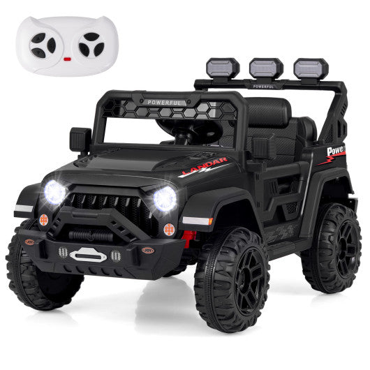 2-Seater Kids Ride On Dump Truck with Dump Bed and Shovel
