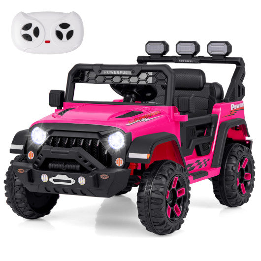 2-Seater Kids Ride On Dump Truck with Dump Bed and Shovel