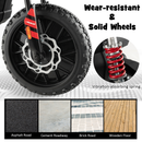 Aprilia Licensed Kids Ride On Motorcycle with 2 Training Wheels-Red