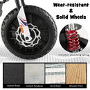 Aprilia Licensed Kids Ride On Motorcycle with 2 Training Wheels-White