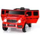 12V Mercedes-Benz G63 Licensed Kids Ride On Car with Remote Control-Red