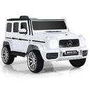 12V Mercedes-Benz G63 Licensed Kids Ride On Car with Remote Control-White