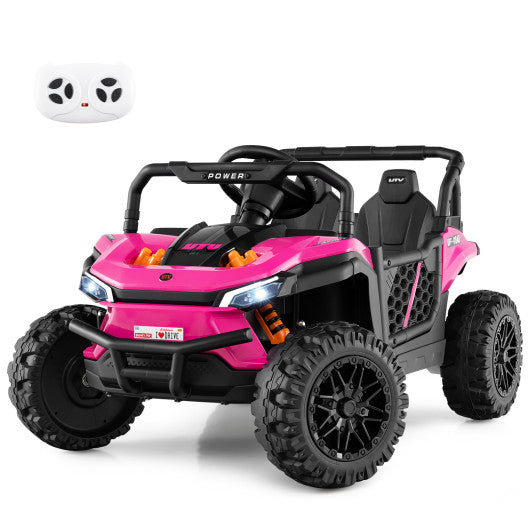 2-Seater Kids Ride On Dump Truck with Dump Bed and Shovel