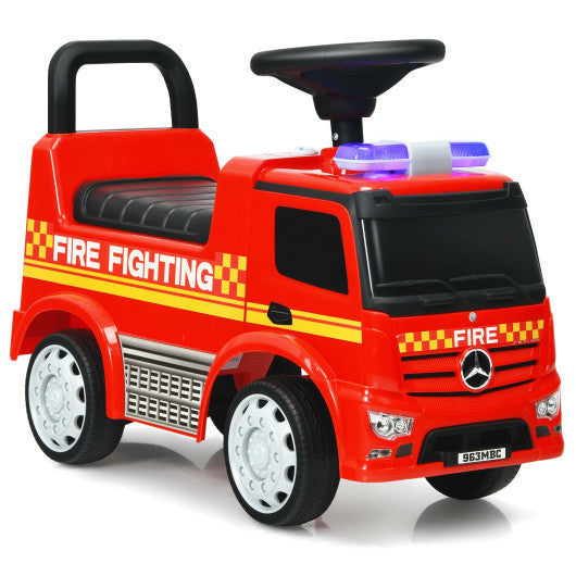 Licensed Mercedes Benz Kids Fire Engine Racer-Red