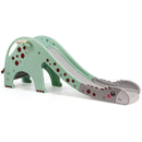 3-in-1 Kids Climber Slide Play Set with Basketball Hoop-Green