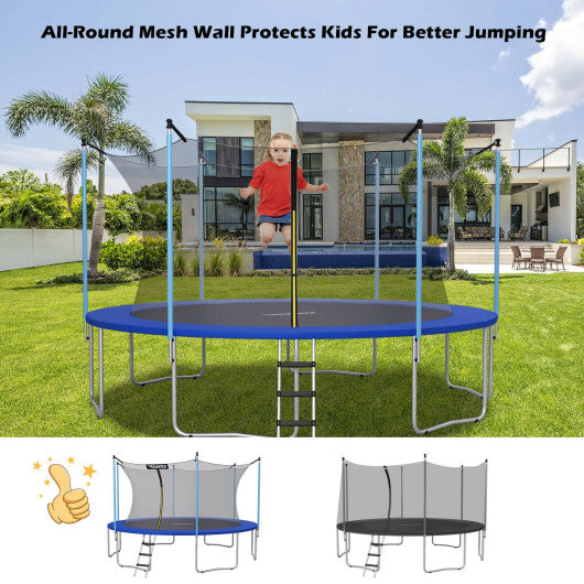 10Ft Replacement Weather-Resistant Trampoline Safety Enclosure Net