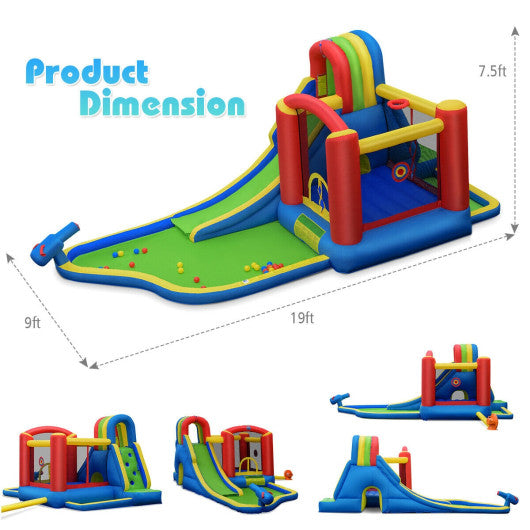 Inflatable Kid Bounce House Castle with Blower