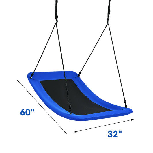 700lb Giant 60 Inch Platform Tree Swing for Kids and Adults-Blue