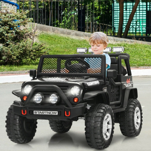 2-Seater Kids Ride On Dump Truck with Dump Bed and Shovel