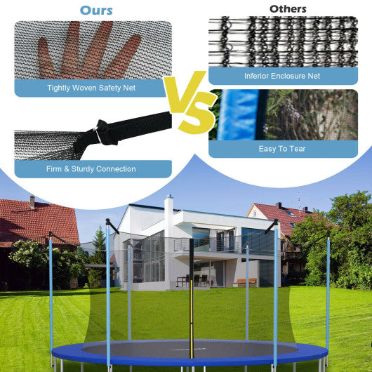 Replacement Weather-Resistant Trampoline Safety Enclosure Net-8 ft