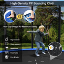 8/10/12/14/15/16Feet Outdoor Trampoline Bounce Combo with Safety Closure Net Ladder-15 ft