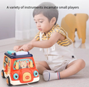 Multi Sided Game Music Bus for Early Education Puzzle Shape Matching Toys for Children