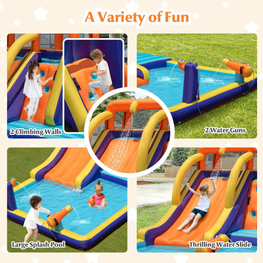 4-in-1 Kids Bounce Castle with Splash Pool without Blower