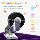 4/6-Pack Kids Scooter Board with Handles and Non-Marring Casters-6 Pack