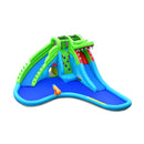 Inflatable Crocodile Style Water Slide Upgraded Kids Bounce Castle with 750W Blower