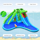 Inflatable Crocodile Style Water Slide Upgraded Kids Bounce Castle with 750W Blower
