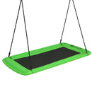 60 Inches Platform Tree Swing Outdoor with  2 Hanging Straps-Green
