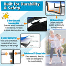 8 Feet ASTM Approved Recreational Trampoline with Ladder-Blue