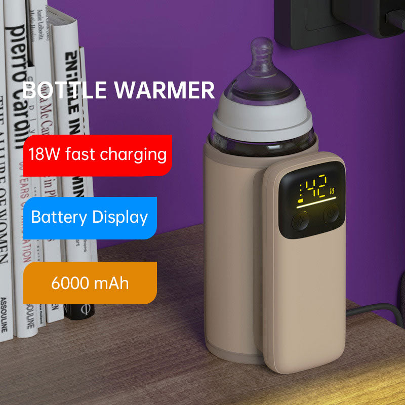 USB Chargings Heating Bottle Warm Water Milk Heater Warmer Bag Insulation Cover