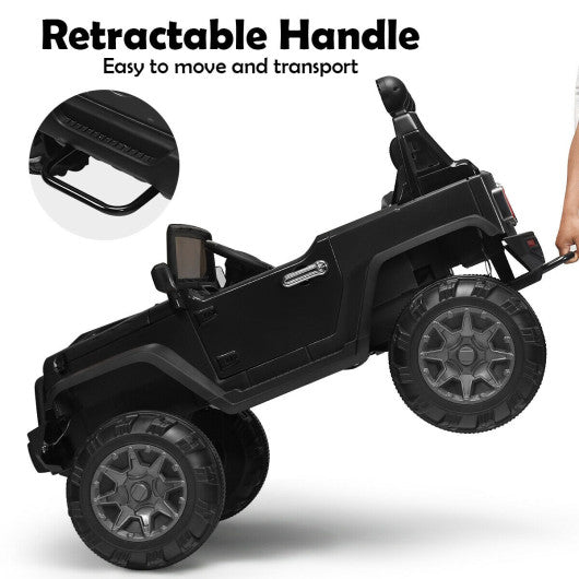 2-Seater Kids Ride On Dump Truck with Dump Bed and Shovel