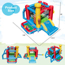 Baseball Themed Inflatable Bounce House with Ball Pit and Ocean Balls