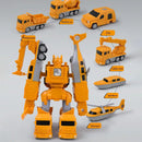 Magnetic Transform Engineering Car Robot Toys Set For Boys Kids Gifts